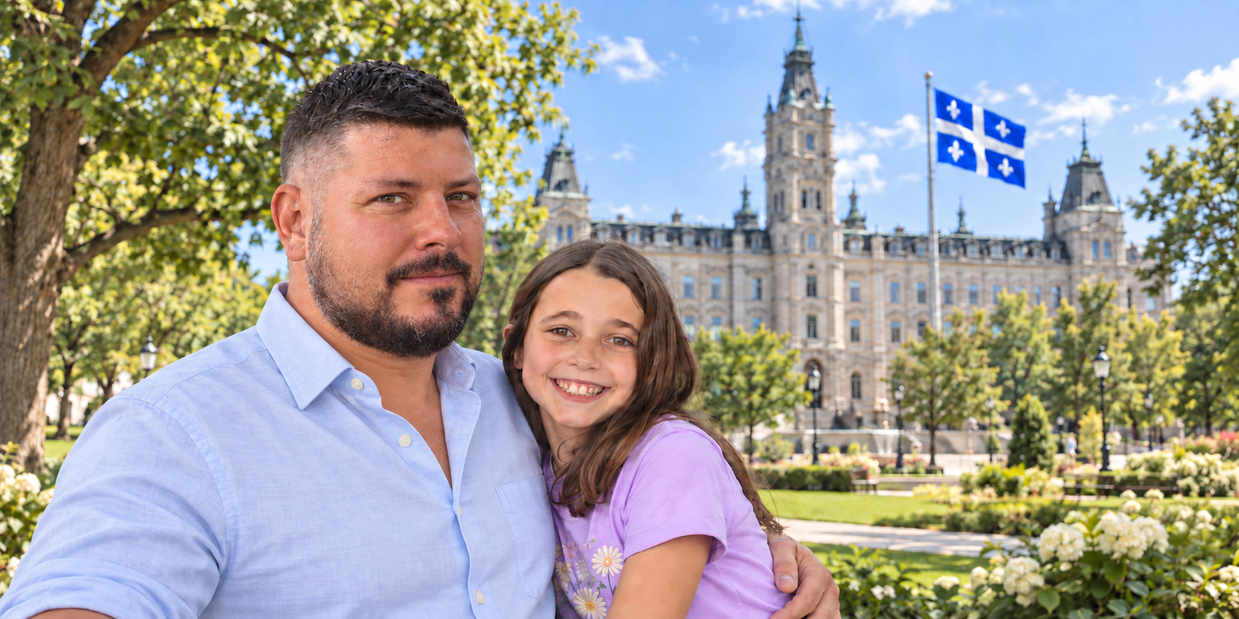 Éric et Mélissa, visuel de la campagne Séparés depuis 2021